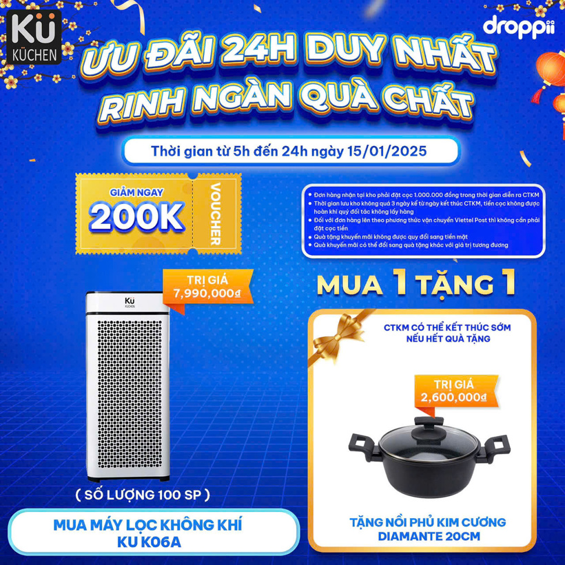 Máy lọc không khí KUCHEN KU K06A